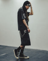 안료화물 반 바지