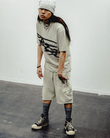 안료화물 반 바지