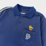MSB補丁花線polo襯衫