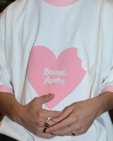 student apathy Heart Logo Linger T-shirt【AZR-SA-0001-026】