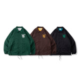 兩個面部標誌教練夾克