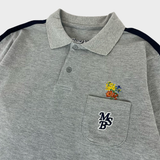 MSB補丁花線polo襯衫