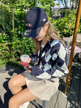 MSB Argyle針織開衫