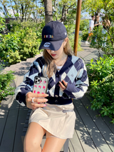 MSB Argyle針織開衫