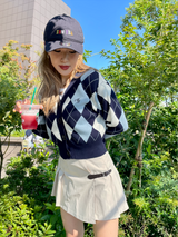 MSB Argyle針織開衫