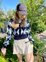 MSB Argyle針織開衫