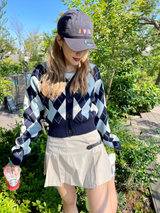 MSB Argyle針織開衫