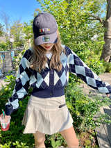 MSB Argyle針織開衫