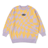 ng 체크 무늬 니트 스웨터