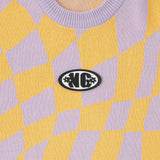 ng 체크 무늬 니트 스웨터