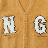 NG LOGO MOHAIR LIKE CARDIGAN