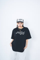 Nopegirl rhinestone logo T