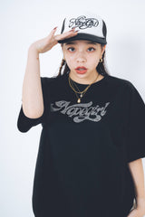 Nopegirl rhinestone logo T