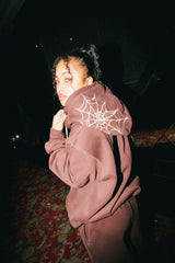 NOPE GIRL徽標拉鍊連帽衫