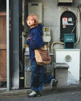 double pocket shoulder bag