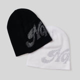 NOPE rhinestone Beanie