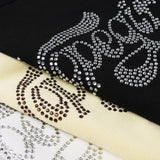 Nopegirl rhinestone logo T