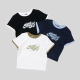 Nope girl Sporty ringer t-shirt