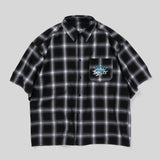 國王徽標漸變襯衫