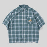 國王徽標漸變襯衫