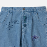 genzai EMB Denim Pants