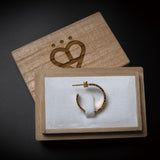 ...TABOO by genzai Brain Flat Hoop Earrings