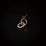...TABOO by genzai Brain Square Hoop Earrings
