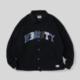 徽標徽標棉線教練夾克