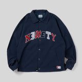 徽標徽標棉線教練夾克
