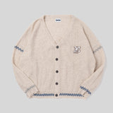 "N" Logo Stitch Cardigan