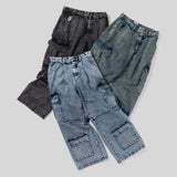 “ N”化學洗牛仔布