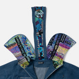 衛星引擎蓋牛仔夾克