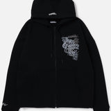 genzai Logo collage Zip Hoodie