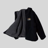 國王徽標連帽工作夾克