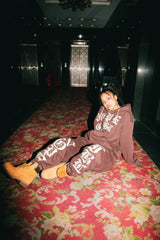 nope女孩徽標汗褲