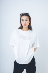 Nopegirl rhinestone logo T