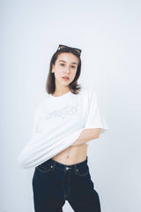 Nopegirl rhinestone logo T