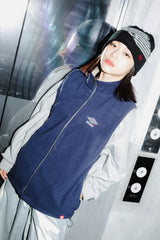 可逆的羊毛背心