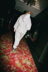 NOPE GIRL徽標拉鍊連帽衫