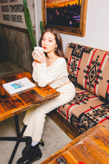 MSB Waffle Flare Pants