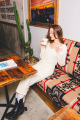 MSB Waffle Flare Pants