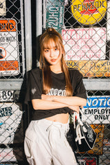 不,女孩老圖形t