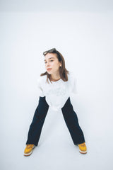 Nopegirl rhinestone logo T