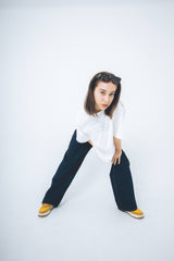 Nopegirl rhinestone logo T