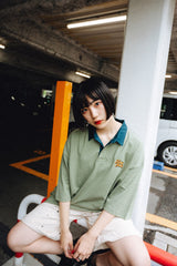 9090條紋polo襯衫