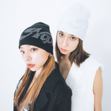 NOPE rhinestone Beanie