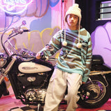 Tecchan X 9090 Tiger-Pattern針織