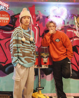 Tecchan X 9090 Tiger-Pattern針織