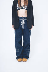 Nope Girl wide denim pants