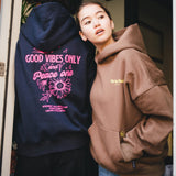 Goodvibesonly&和平一朵花連帽衫